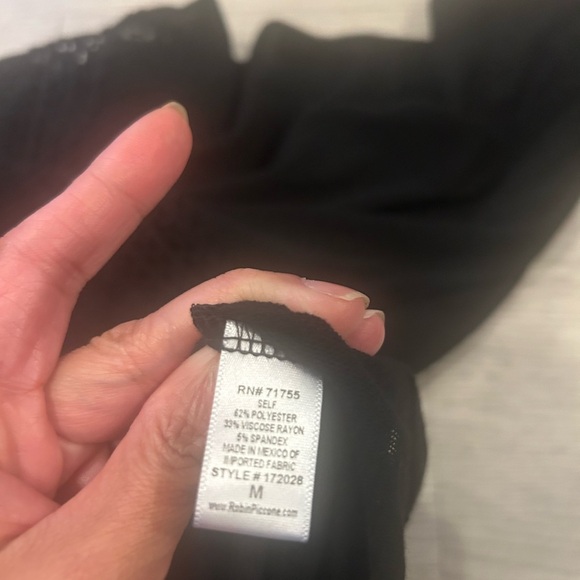 Robin Piccone Mesh Tunic Crochet Details Cover Up Size M - Picture 5 of 6